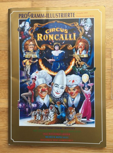 Circus roncalli programmheft - circus,