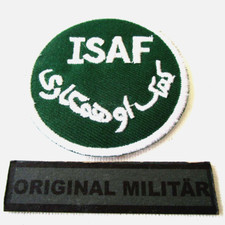 KLETT Bundeswehr Verbandsabzeichen  ISAF Uniform Jacke Patch SELTEN mit KLETT