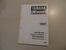 1997 DATEN Werkstatthandbuch Yamaha Außenborder 4 6 8 15 20 30 40 50 60 75 - 250