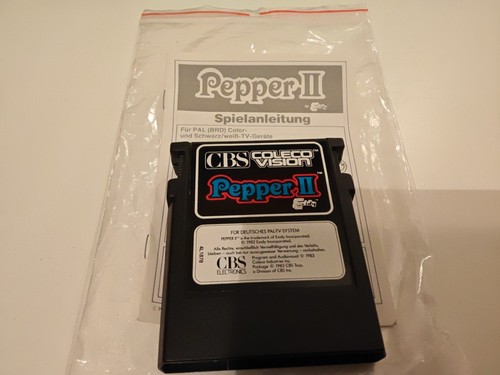 Cbs colecovision spiel pepper - cbs,