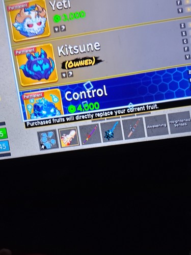 Bloxfruits acc only fruit