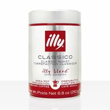 illy Classico Moka Normale Röstung - 250g Kaffee gemahlen, 100% Arabica