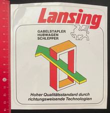 Aufkleber/Sticker: Lansing Gabelstapler Hubwagen Schlepper (280416116)