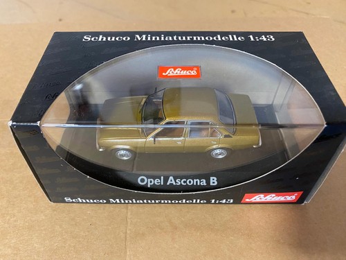 Schuco opel ascona b - schuco, gold