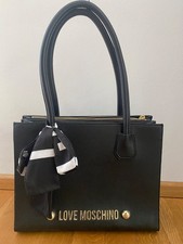 Love Moschino Tasche schwarz neuwertig  ca 32 cm x 25 cm x 10,5 cm Trage/Umhänge