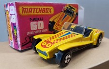 Matchbox-Superfast 1971:#60, Lotus Super Seven, in Repro-Box | aus Opas Sammlung