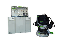Festool OF 2200 EB-Plus Oberfräse 2200W 80mm Hub ( 574349 ) mit Zubehör