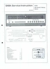 Saba service manual - saba, hifi
