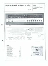 Saba Service Manual für HiFi Studio Freiburg Stereo  Copy deutsch