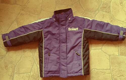 Lila schwarzer anorak - lila-schwarzer, in