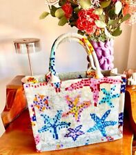 Seidensamt Ikat Tote Bag von