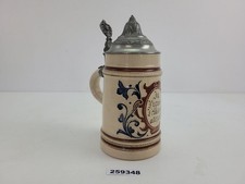 Bierkrug mit Zinn-Deckel