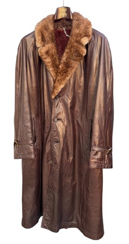 Zilli mantel coat brown calf - brown,