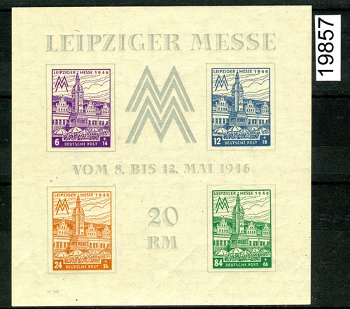 Sbz block leipziger messe - block,