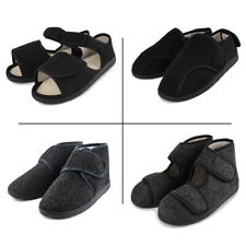 Warm Hausschuhe Herren Winter Diabetiker Hausschuhe Breiter Fuß Filzpantoffeln