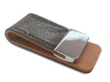 Geldscheinklammer Leder mit Edelstahl.| Geldklammer | Money Clip | Geldclip
