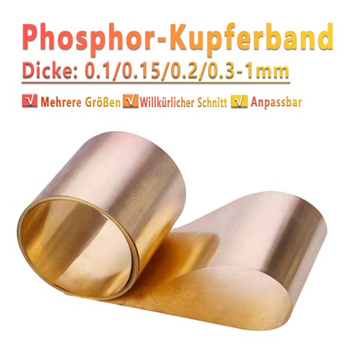 Phosphor bronze feinblech - phosphor,