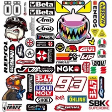 Motorrad Aufkleber Set Vinyl