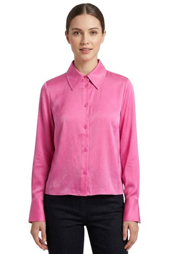 Damenbluse zara pink satin - pink, s