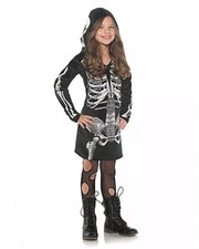 Skeleton Kapuzenkleid für