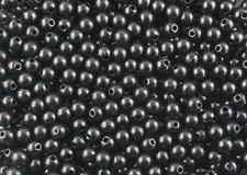 100 Wachsperlen 6 mm mit Loch verschiedene Farben zur Auwahl (Dekoperlen)