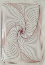 70er Jahre Glasteller