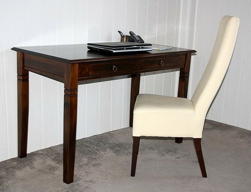 Massivholz schreibtisch 130x64 - massivholz,