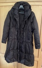 CREENSTONE Daunenmantel Größe 46 Dunkel-Braun warmer Winter Mantel große Kapuze