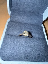 Diamantring 1,06ct SI1 14k