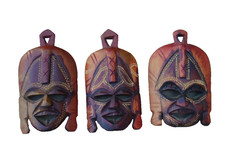 Afrika Masken Kenia handmade Skulptur Dekoration Wand afrikanische Holzmasken