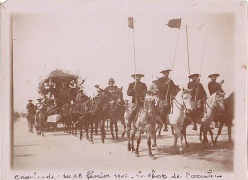 Originalfoto armee kavalkade - originalfoto:,