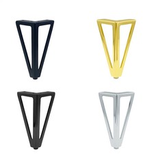 4x Metall Sofa Möbel Beine