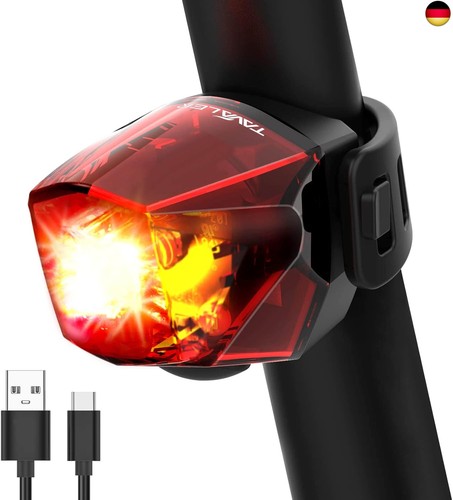 Fahrrad rücklicht usb - rücklicht, usb-c
