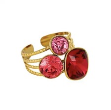 Ring edelstahl vergoldet - edelstahl,