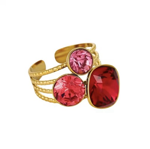 Ring edelstahl vergoldet - ring,