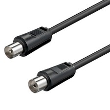 wählbar Antennen Kabel SAT KOAX TV BK Koaxial F Stecker Adapter Ferrit Receiver