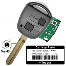 Funkschlüssel Schlüssel für Toyota Rav4 Land Cruiser Prado Yaris Verso Celica