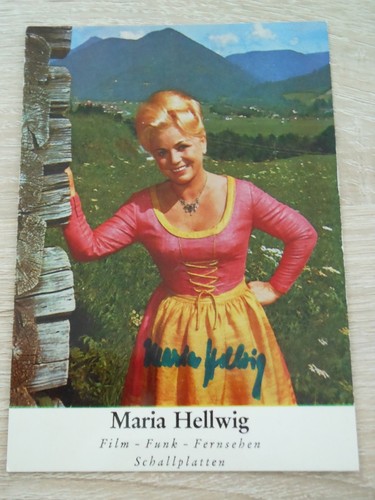 Alte autogrammkarte maria - alte,