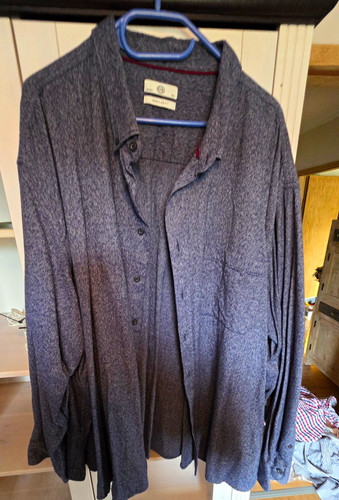 Herren hemd langarm grau - hemd,