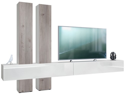 Wohnwand anbauwand - wohnwand,