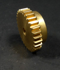 Stirnzahnrad aus Messing | Modul 1 | gerade verzahnt | 30 Zähne | Bohrung Ø 5mm