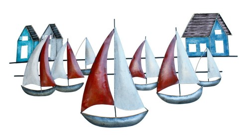 Wanddeko schiff segelboot - wanddeko,