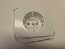 20EUC-24 Busch-Jäger alpha nea Steckdosen Abdeckung  Studioweiß matt -unbenutzt