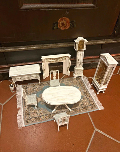 Seltenes miniatur puppenhaus - miniatur,