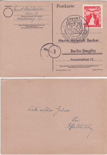 österreich 1948 karte - 1948, von