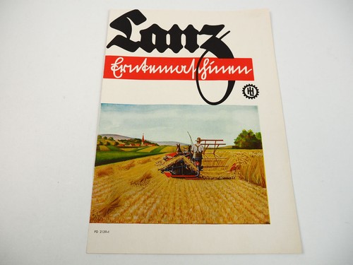 Lanz erntemaschinen prospekt - lanz,