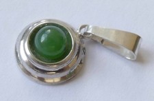 Anhänger mit jade 835 - jade, silber