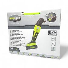 Greenworks Kabelloses Multitool mit Tragetasche 24Volt