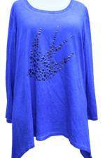 Sheego Damen Shirt Zipfelshirt