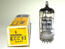SIEMENS ECC83 12AX7 Röhre NOS neu OVP ECC 83 Vintage Rarität Leistungsröhre